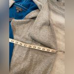 The Limited NWT  Gray Turquoise Knit Wrap Front Hooded Belted Cardigan Size XL Photo 9