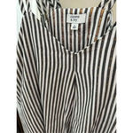 Crown & Ivy Striped With Gold Inlay Blouse Size Small Photo 1