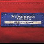 Burberry Blue Label Striped Red Tote Bag EUC Photo 6