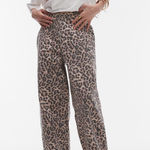 Topshop leopard print jeans Photo 0