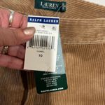 Lauren Ralph Lauren corduroy women’s size 10 camel Tan Photo 6