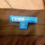 L'amour Nanette Lepore Plus 1X Olive Green Tank Babydoll Mini Dress Photo 2