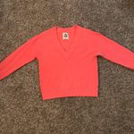 Urban Outfitters pink v-neck soft pullover sweater Photo 3