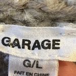 Garage Women's Size Large Knit Sweater Pullover Crew Neck Taupe Marled Photo 2