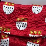 Kolle Alaaf quilted Cologne Germany carnival crossbody bag. Red Photo 1