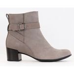 Ecco Classic Boots Size 10US Taupe Leather Suede Block Heel Booties Photo 9