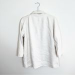 J.Crew  Sophie Open Front Sweater Blazer White Medium Photo 2