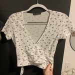 Brandy Melville rae floral wrap top Photo 1
