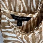 Banana Republic  Satin Animal Print Midi Dress Size Large Photo 6