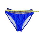 SheIn  High Waist Cheeky Tribal Blue Swim Bottom Swimwear LARGE Coastal‎ Photo 5