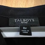 Talbots Sleeveless Top Tank Shirt Black 100% Silk NWOT Womens Petite Size 8P Photo 3