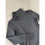Athleta Womens Sweatshirt M Dark Gray Stowe High Neck Pullover Sweater Photo 1