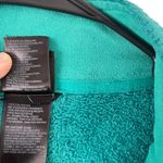 The North Face The Women's Size Small Green Fleece Fuzzy Full Zip Sweater Photo 6