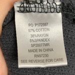 Almost Famous  Dark Gray Distressed Waffle Knit Hoodie Photo 3