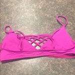 l*space L* Fuchsia Lattice Bikini top Photo 1