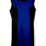 Attention  Black & Blue Dress Effortless Elegance Work to Weekend Classic Size XS Photo 1