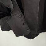 Eloquii Blouse Size 22 NWT Satin Drape Neck Black Plus Curvy Cocktail Office Top Photo 10