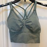 Halara  green padded tank top xs/s Photo 0