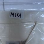 Chico's 1 US 8 M Zenergy Golf Top 1/4 Quarter Zip Ivory Gold Metallic Mock Neck Photo 8