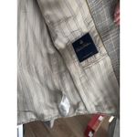 Brooks Brothers  Women's Moon Linen Wool Plaid 2-Piece Pant Suit Blazer UK Size 6 Photo 7