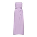 MISA Los Angeles Misa Eleven Knit Jersey Strapless Cut Out Midi Dress Lavender Size L NWT Photo 2