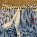 NWT Clark Street Pants Blue and White Striped Cubs Pajama Pants Size Medium Photo 4