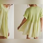 Free People NWT  Catalina Mini Dress - lightning bolt yellow - XS oversized Photo 2