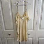 Papillon by Paula Carbone vintage slip dress size small Yellow Photo 7