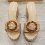 Cult Gaia ππ Cleia Jute Platform Sandals ~ Natural EU 41 Braided Raffia NWT Photo 10