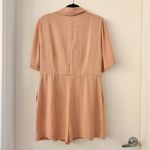 Topshop Button Blazer Dress Romper Blush Pink Size 12 NWT Photo 8