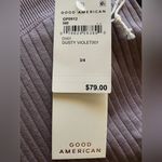 Good American NWT Seamless Striped Ribbed Leggings Dusty Violet Size L/XL 3/4 Photo 5