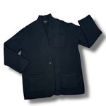 J.Crew Alpaca Wool Blend Cocoon Blazer Cardigan Sweater Black Large Photo 13