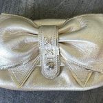 Brighton  Leather Metallic Bow Wristlet Photo 0