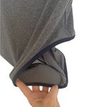 Aerie  Bathing Suit Swimsuit One Piece Gray Bodysuit with Black and White Trim M Photo 2