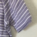 Jennifer Moore FINAL MARKDOWN Purple Striped  T-Shirt medium Photo 2