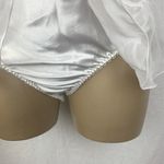 Natori  White Satin & Lace Bodysuit Petite S Photo 2
