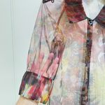 Bon Chic NWOT Sheer Blouse Long Shirt Dress Sz 11 L. Photo 3