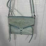 Botkier  Trigger Womens Blue Leather Studded Zipper Crossbody Shoulder Bag EUC Photo 1