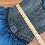 Guess  Project Runway “Natazha” Corset Lace-up Studded Denim Dress Size 1 (XS) Photo 7