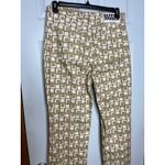 The Ragged Priest  Jeans Size 32 Brown Green Cream Retro Relaxed Wide Leg Jeans Photo 3