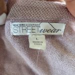 New York & Company Streetwear Sleeveless Pink Open Cardigan L Size L Photo 3