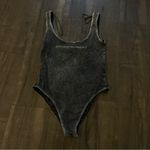 ZARA NWOT  Gray Mistakes Are Perfect Bodysuit One Piece Photo 4