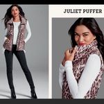 CAbi Juliet Leopard Animal Print Puffer Vest Size Small Mobwife Photo 1