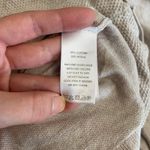 Lilla P Sleeveless Dropped Shoulder Waffle Cowl Neck Top Womens Size S Beige Photo 4