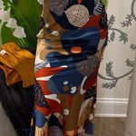 En Saison Blue Asymmetrical Pencil Skirt Photo 0