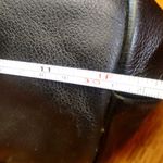 Harley Davidson Black Leather Genuine Bucket Bag Drawstring Shoulder Suede Strap Photo 3