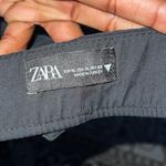 ZARA  Black Pleated High-waist Shorts Photo 7