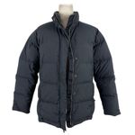 L.L.Bean Black and Pink Puffer Feather Down Puffer Full Zip Ski Winter Jacket M Photo 4