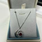 The Moon New!  Silver Necklace Photo 1