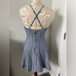 Speechless Denim Striped Halter Dress Junior's Size 9 (Small) Photo 4